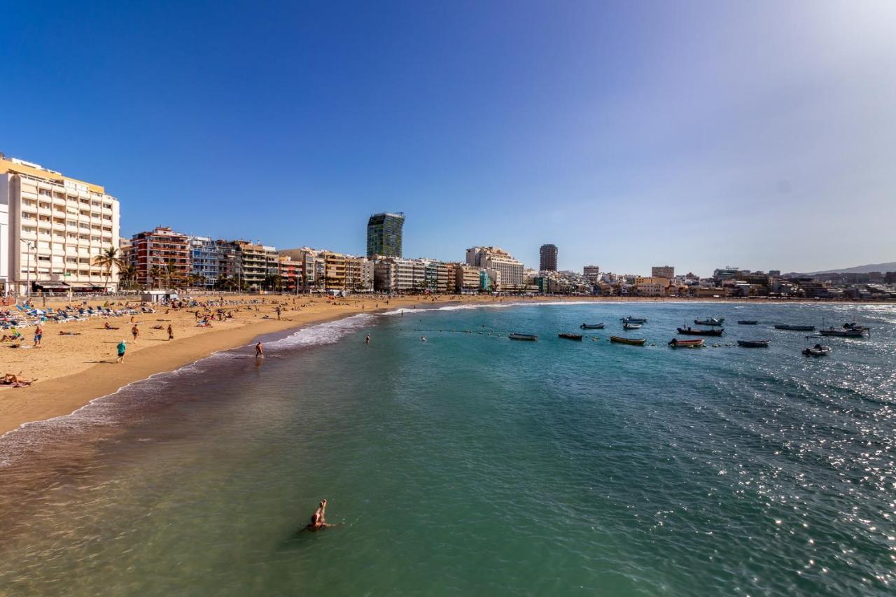 Ferienwohnung Lovely Hygge Flat In Las Canteras Beach Las Palmas / Gran Canaria Exterior foto