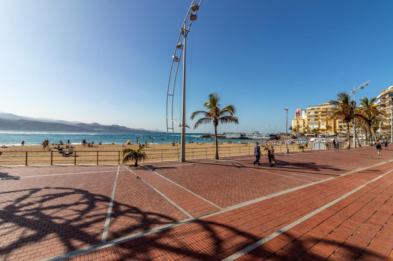 Ferienwohnung Lovely Hygge Flat In Las Canteras Beach Las Palmas / Gran Canaria Exterior foto